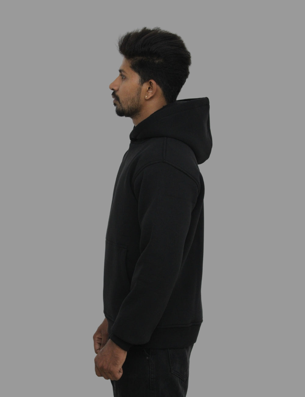 Obsidian Black Hoodie