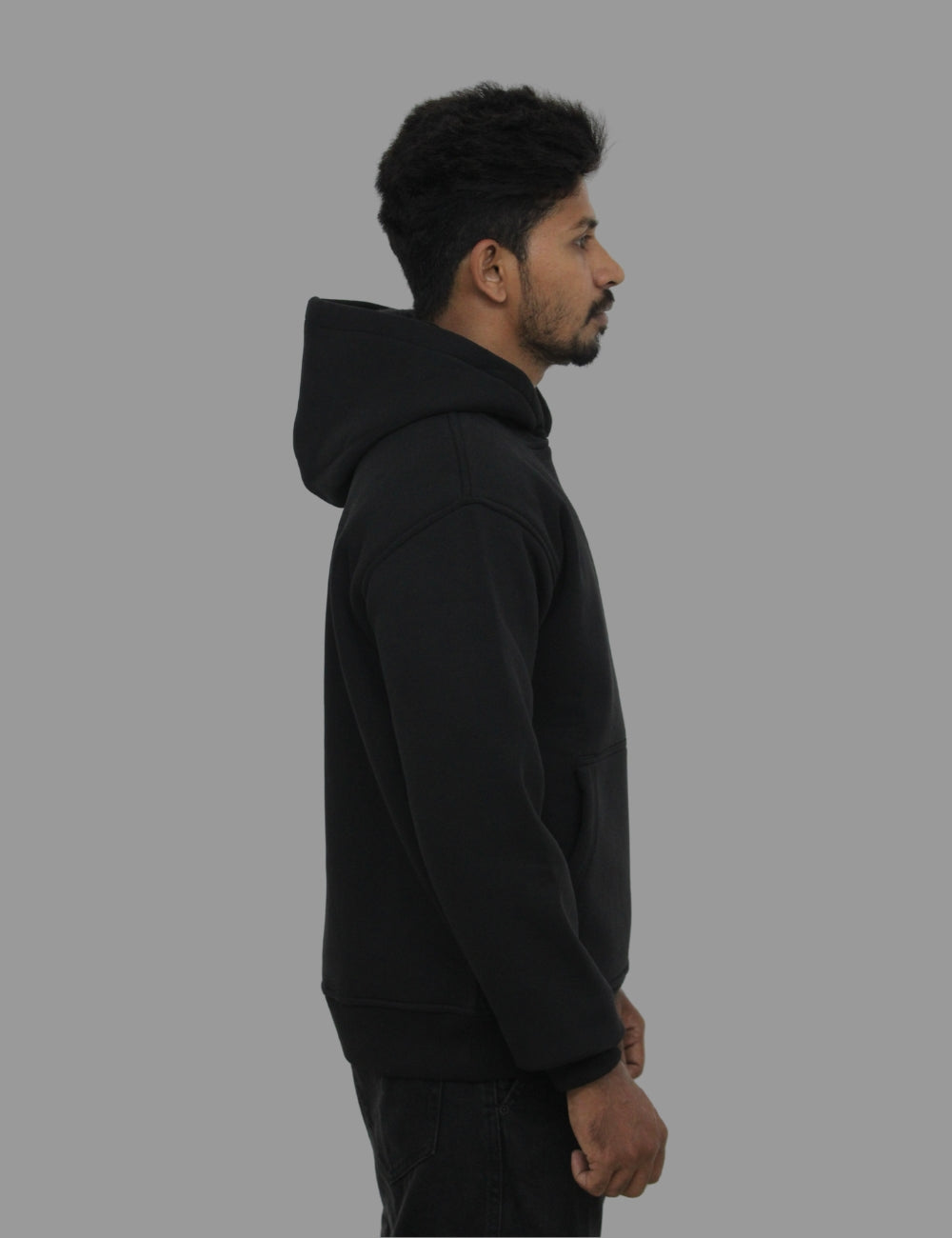 Obsidian Black Hoodie